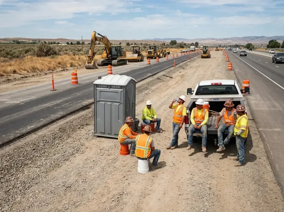 highway-road-construction-crew-007 — frequently asked questions, Porta Potty and Restroom Rentals in Maeser, UT